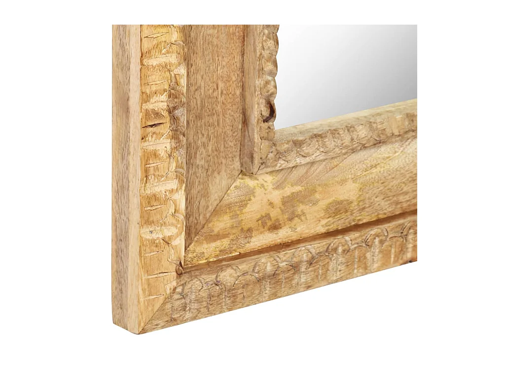 Spiegel 50x3x110 cm Massief mangohout