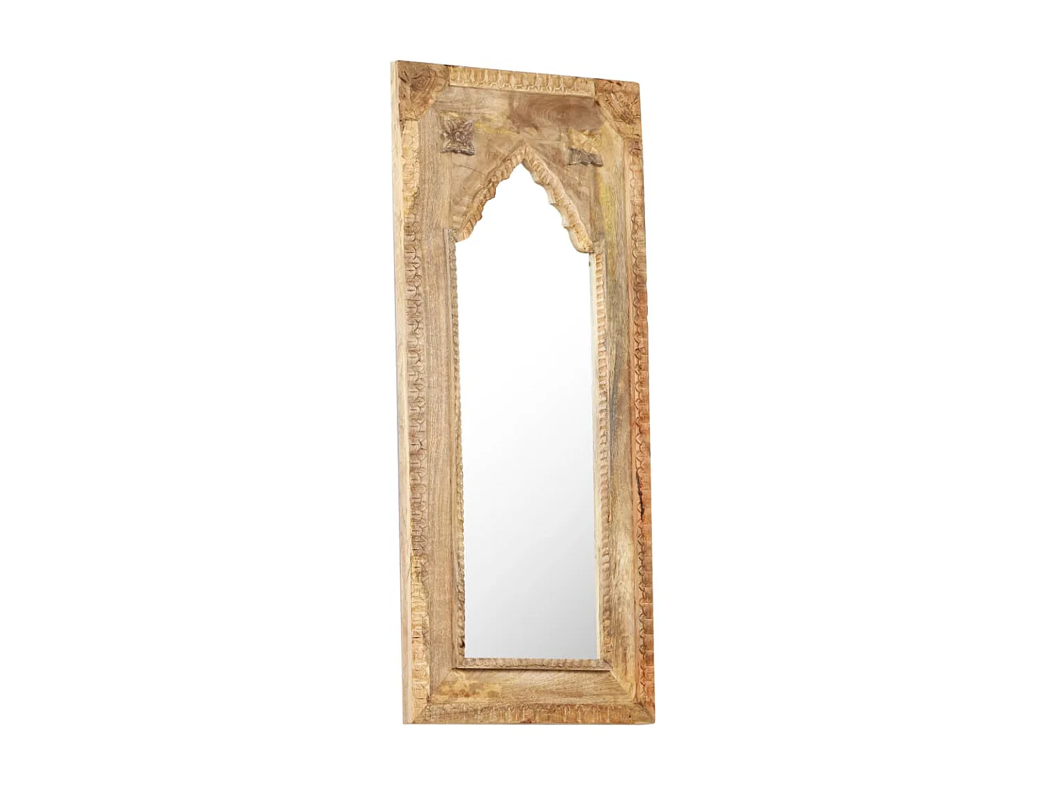 Miroir 50x3x110 cm Bois de manguier massif