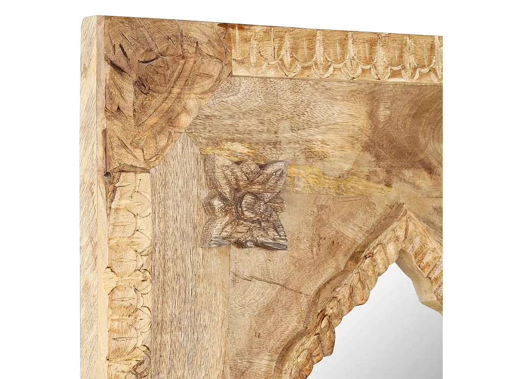 Miroir 50x3x110 cm Bois de manguier massif