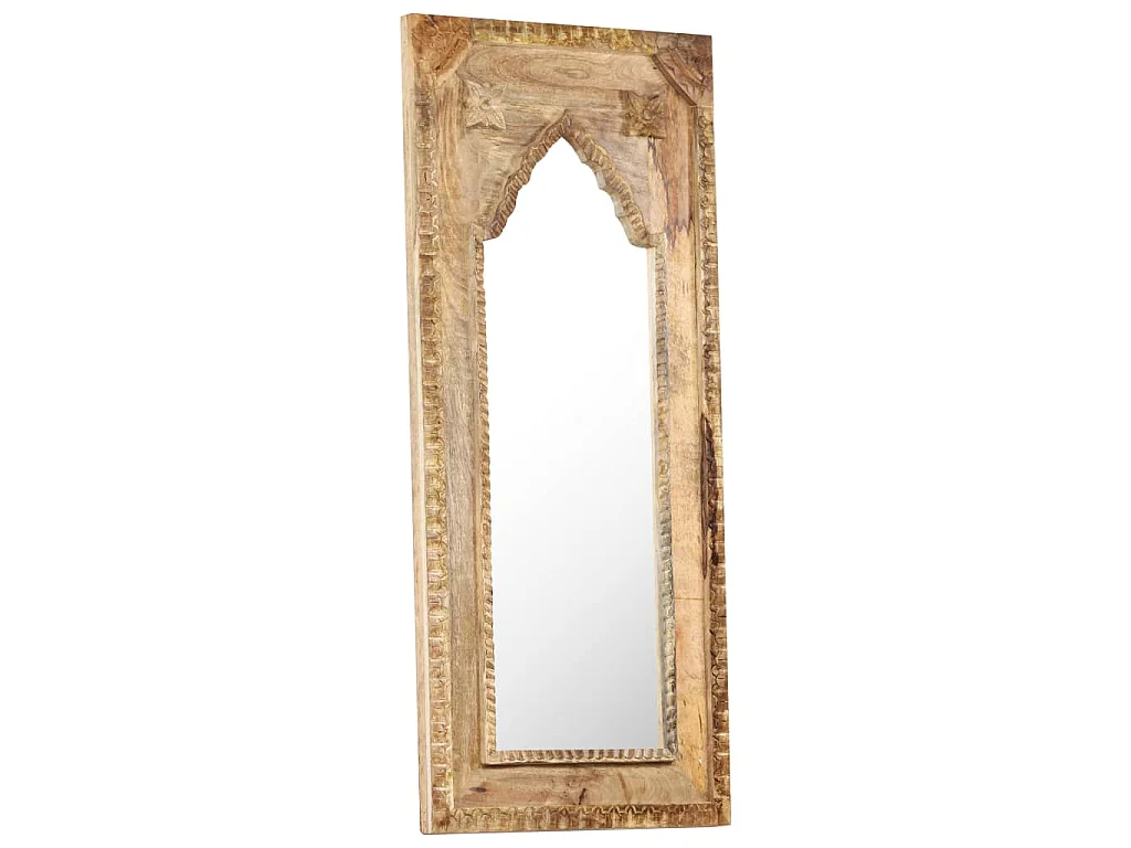 Spiegel 50x3x110 cm Massief mangohout