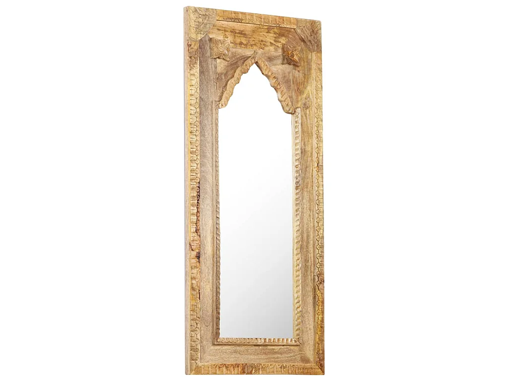 Spiegel 50x3x110 cm Massief mangohout