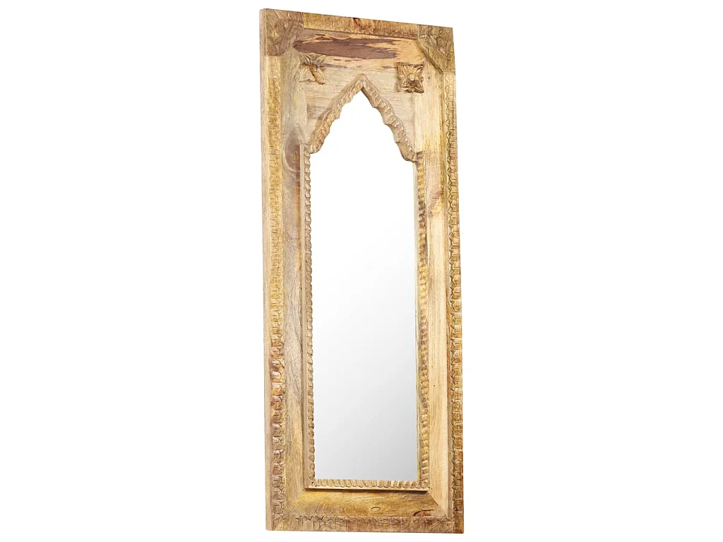Spiegel 50x3x110 cm Massief mangohout