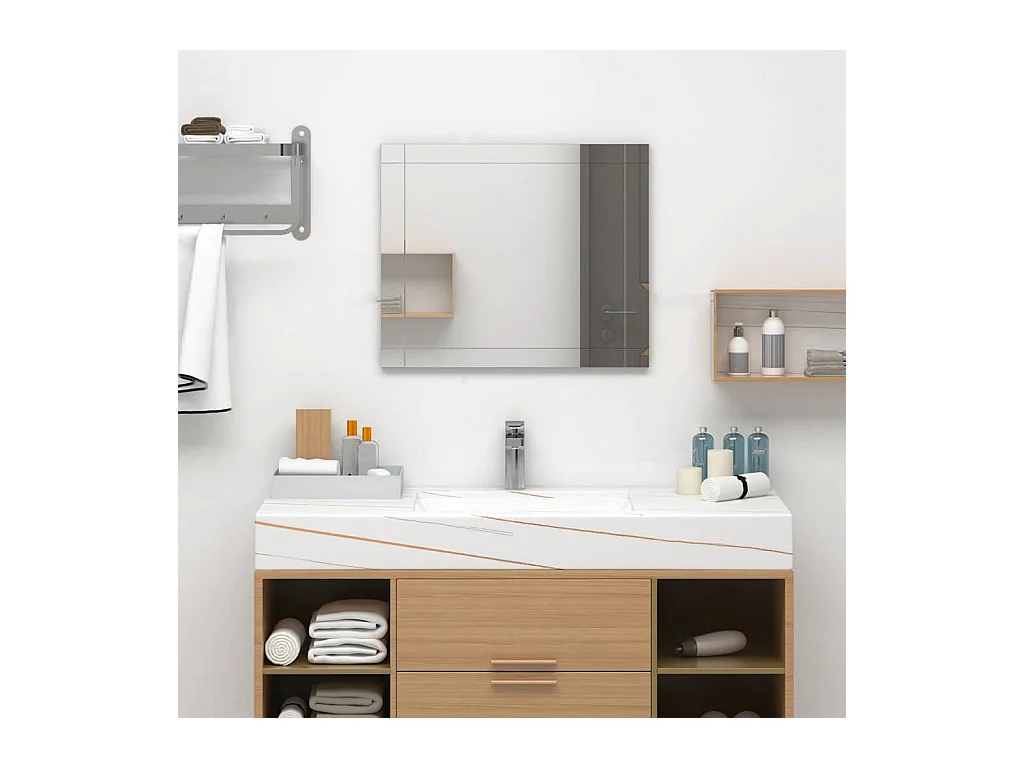 Wandspiegel 60x40 cm Glas