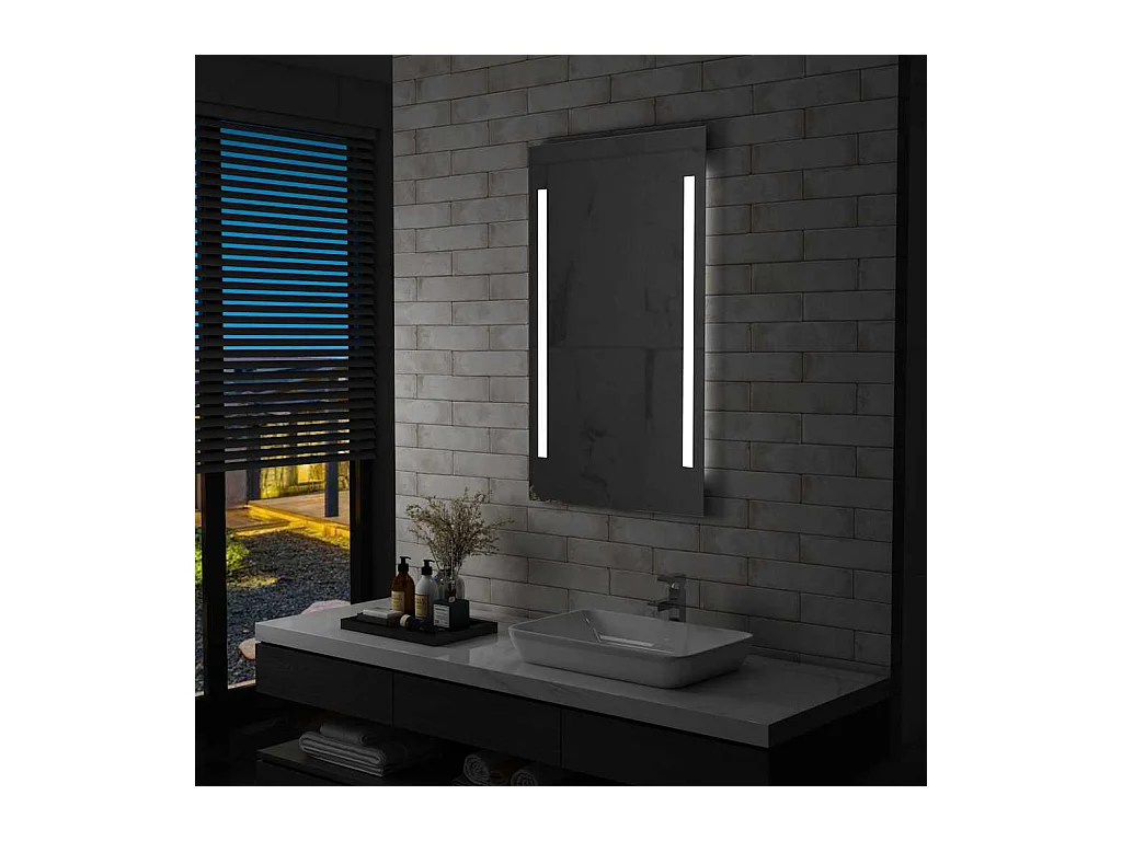 LED wandspiegel voor badkamer 60x100 cm
