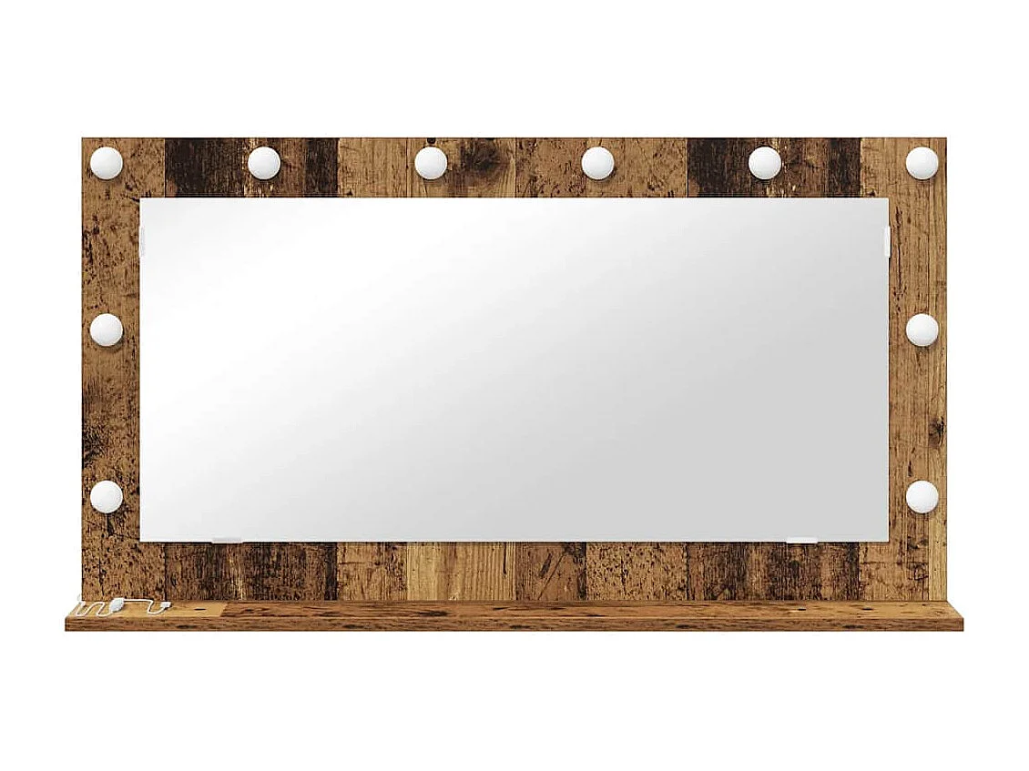 Miroir de vanité avec miroir Bois Ancien 100 x 55 x 18 cm