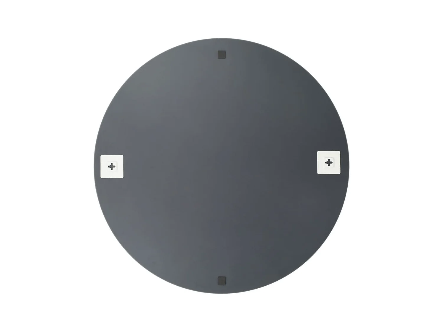 Wandspiegels 2 stuks 60 cm rond glas