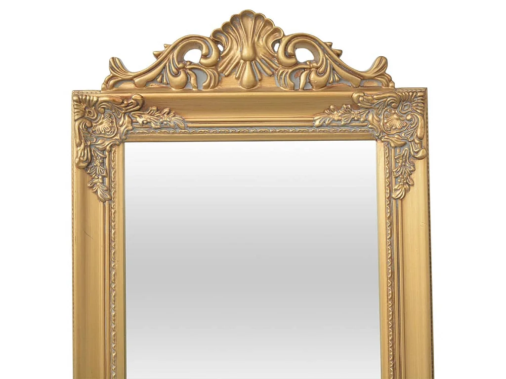 Standspiegel im Barockstil 160x40 cm Gold