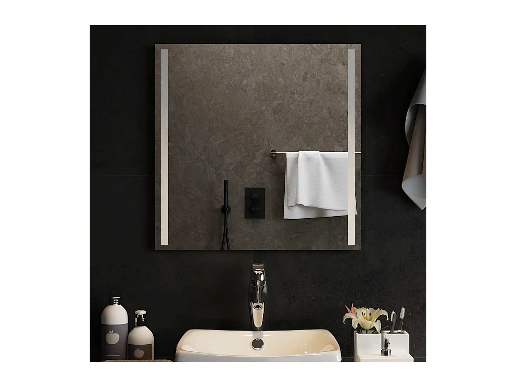 Miroir de salle de bain à LED 60x60 cm