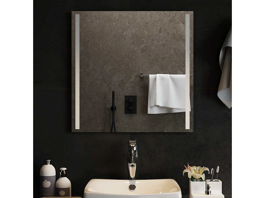 Specchio da bagno a LED 60x60 cm