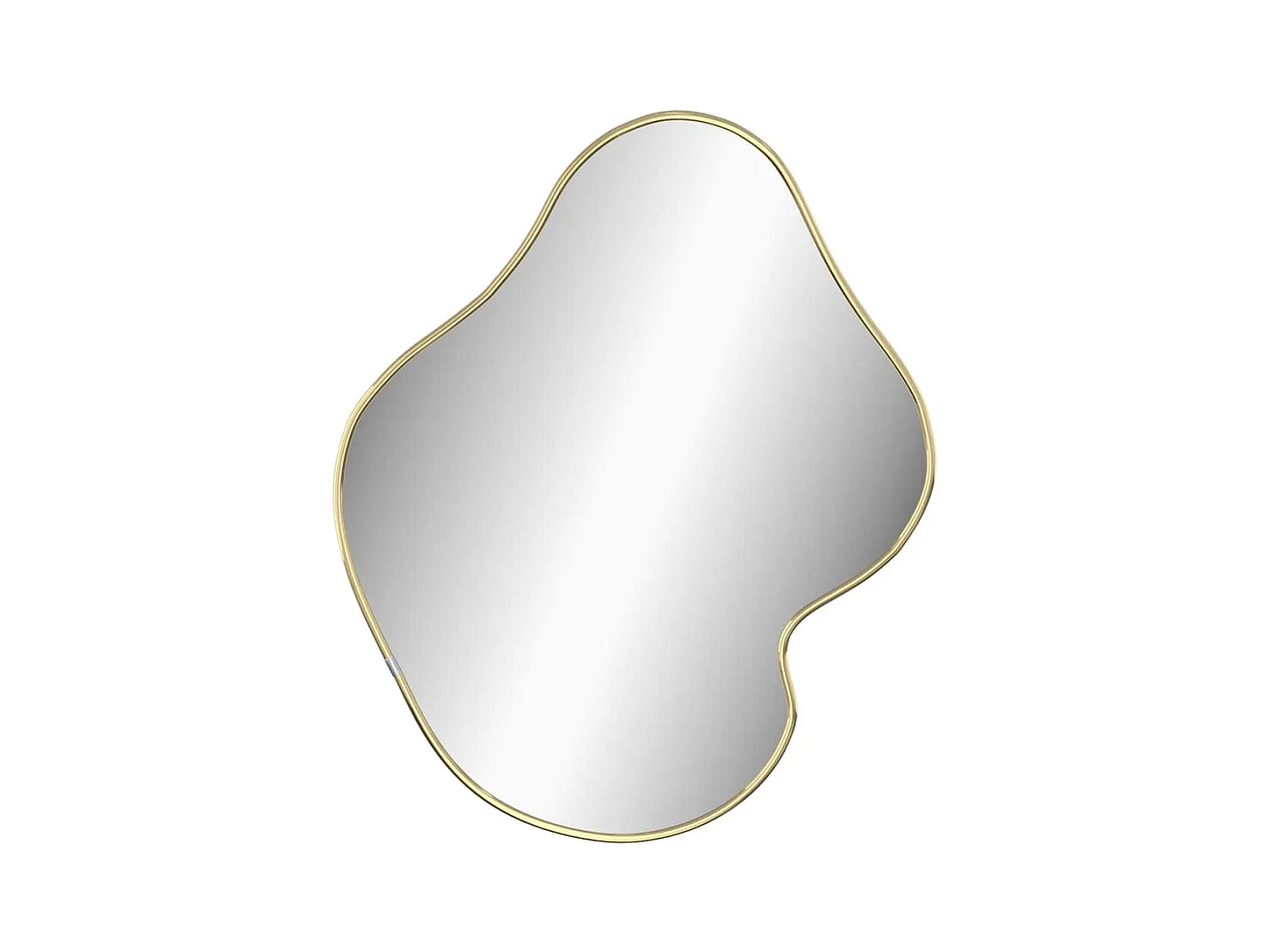 Specchio da parete dorato 60x50 cm