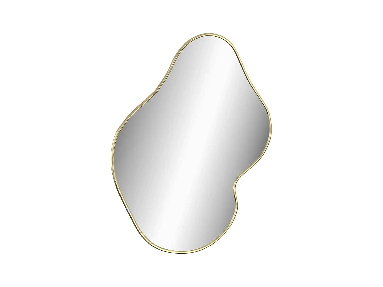 Specchio da parete dorato 60x50 cm