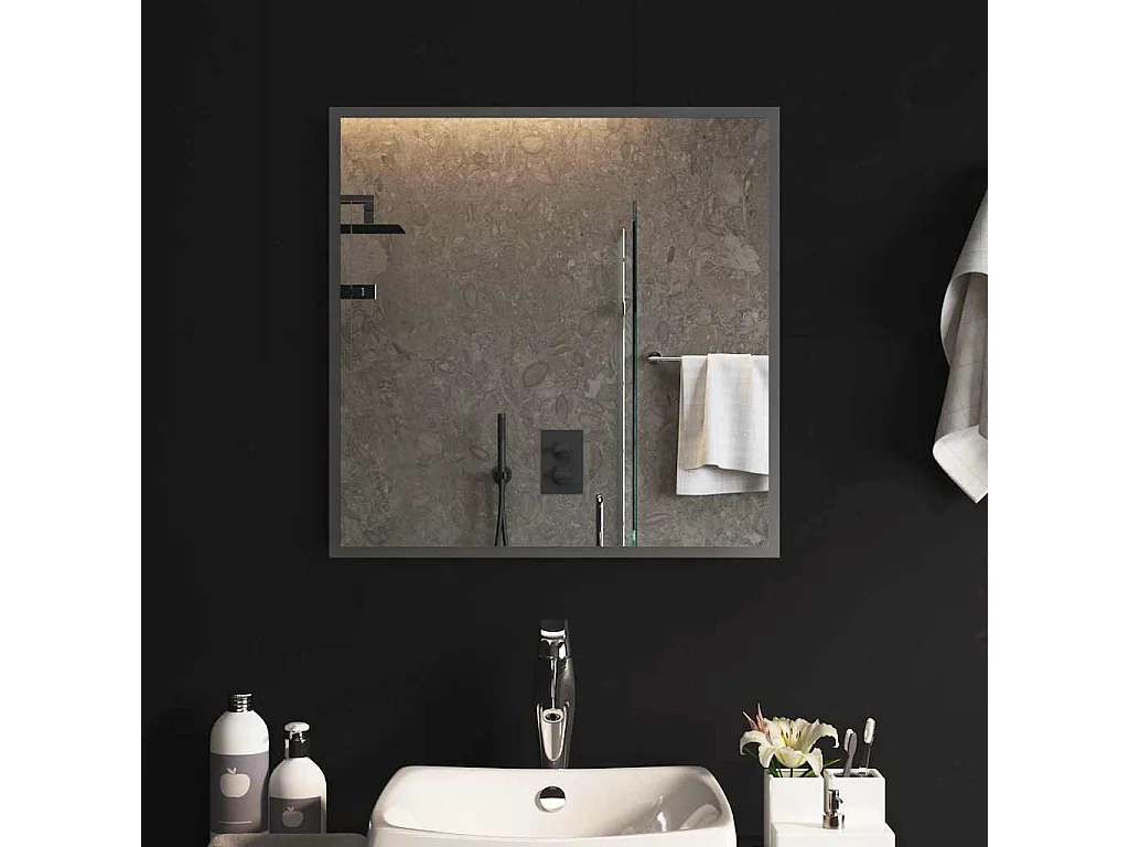 Miroir de salle de bain à LED 60x60 cm