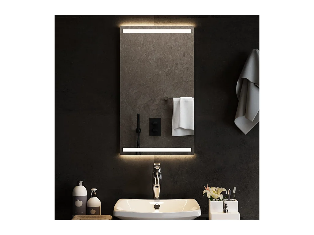 Miroir de salle de bain à LED 40x70 cm