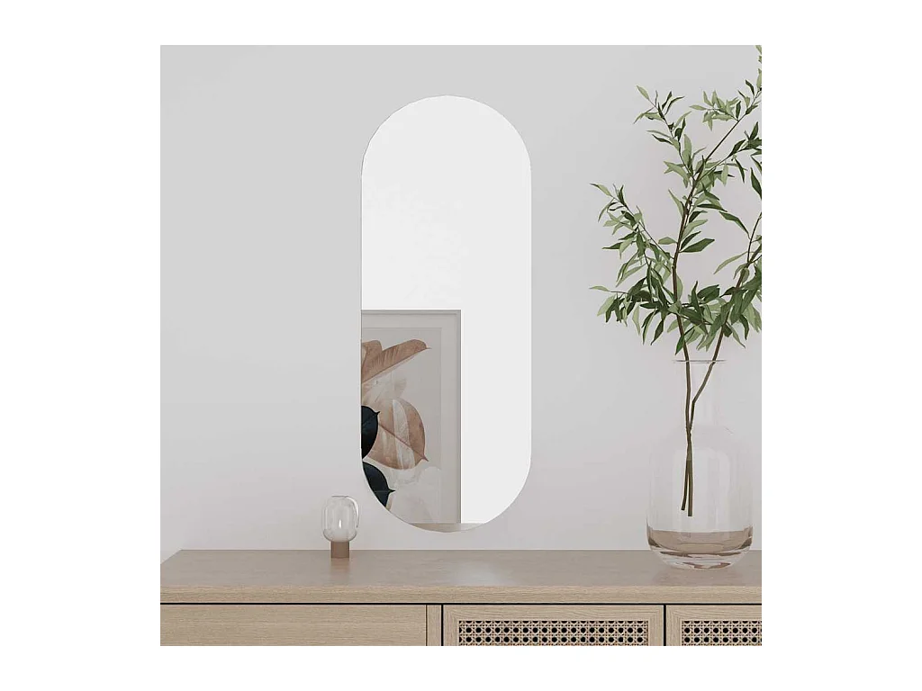 Wandspiegel 20x50 cm Ovaal glas