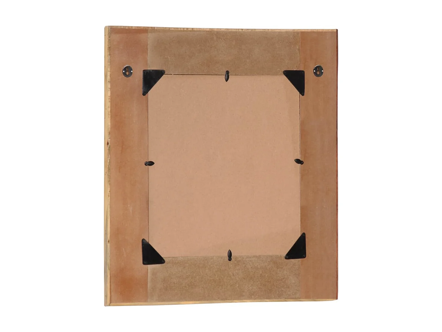 Specchio da parete in legno massello di recupero 60 x 60 cm