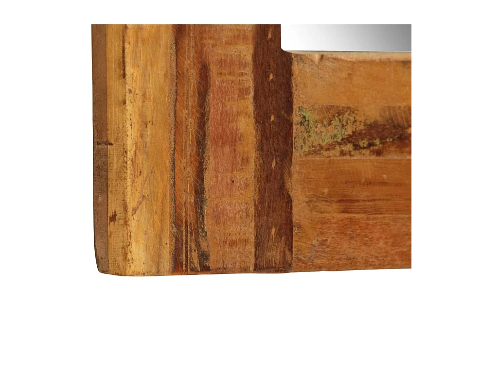 Wandspiegel Massief gerecycled hout 60 x 60 cm