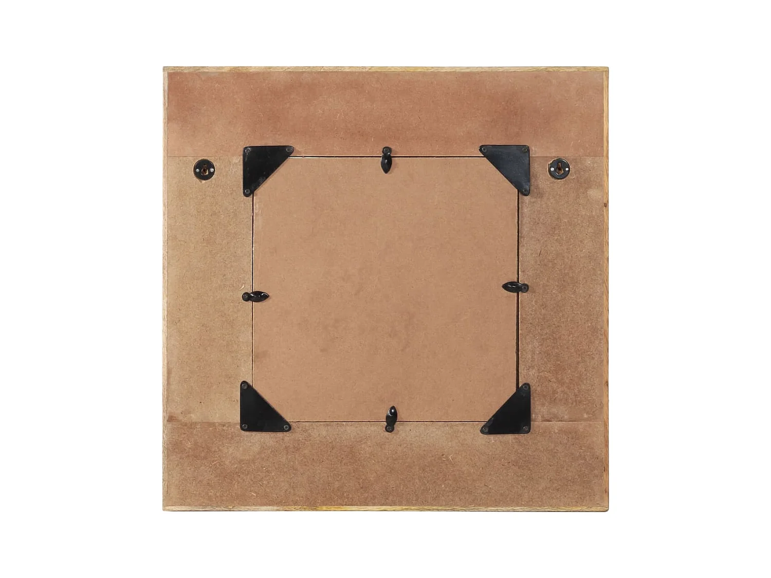 Wandspiegel Massief gerecycled hout 60 x 60 cm