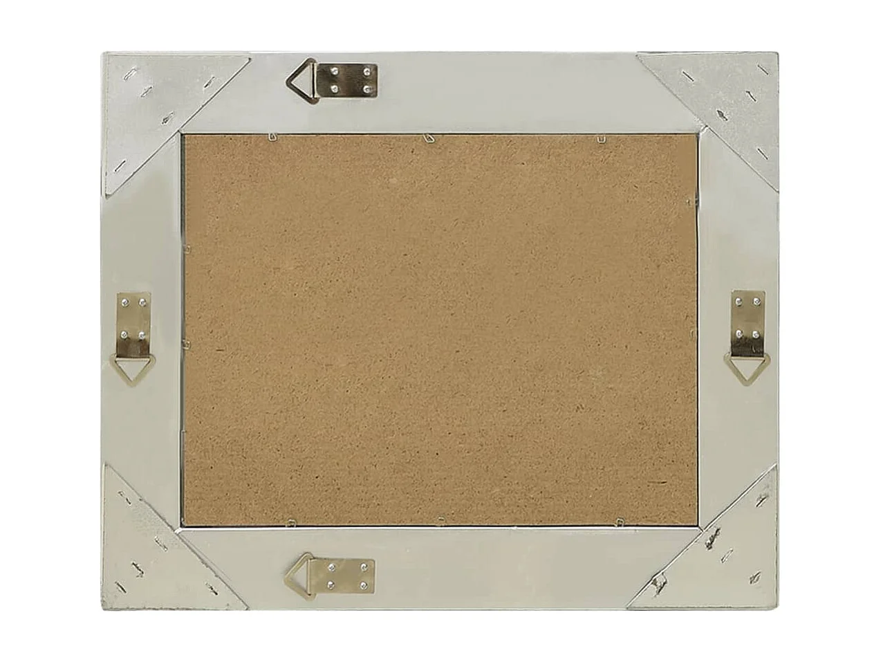 Specchio da parete in stile barocco 60x40 cm Argento