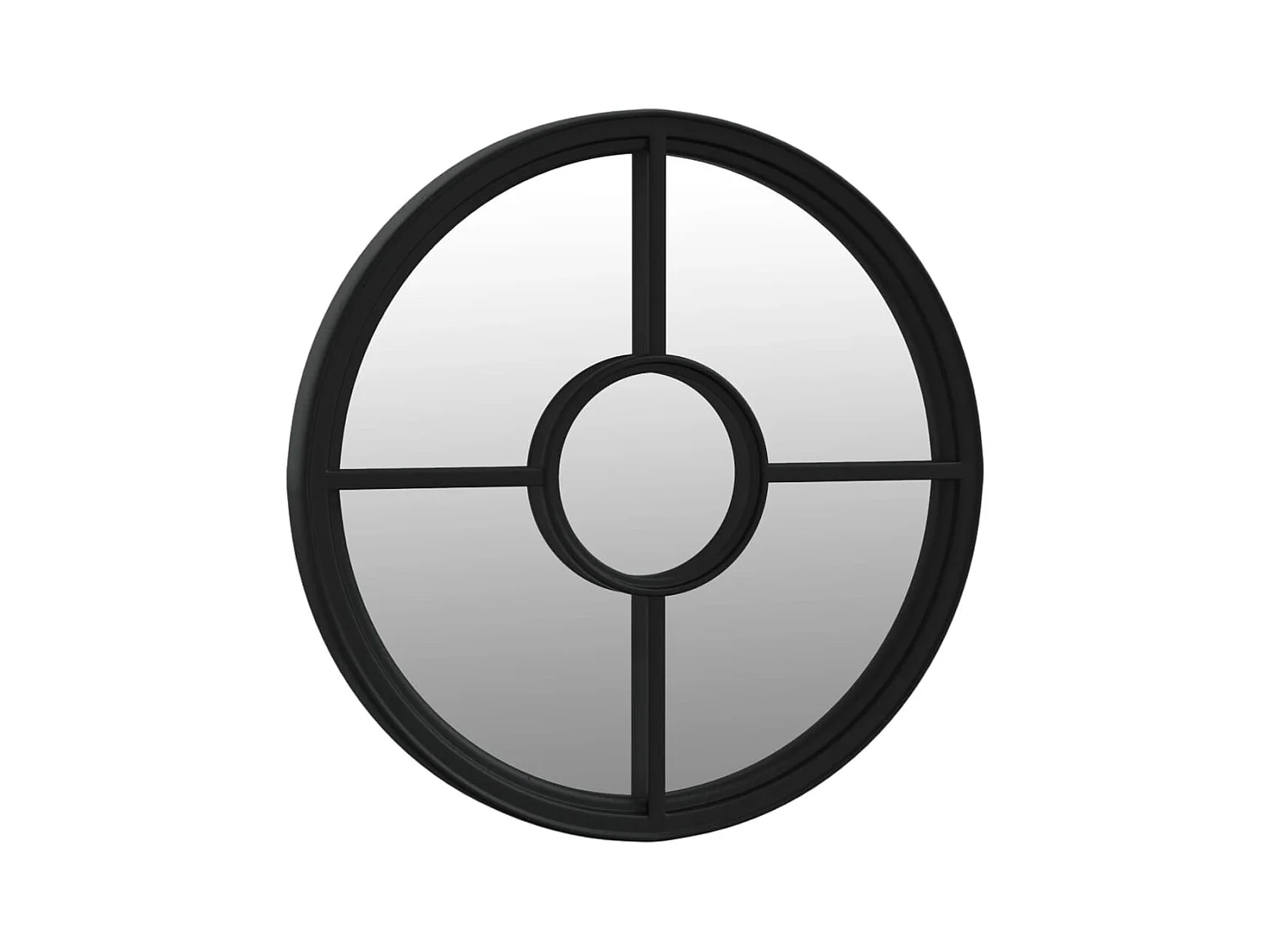 Specchio Nero 40x4 cm Ferro per uso interno