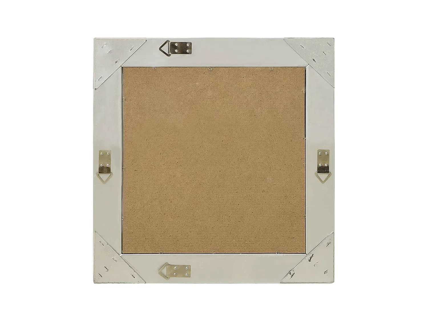 Specchio da parete in stile barocco 50x50 cm Argento