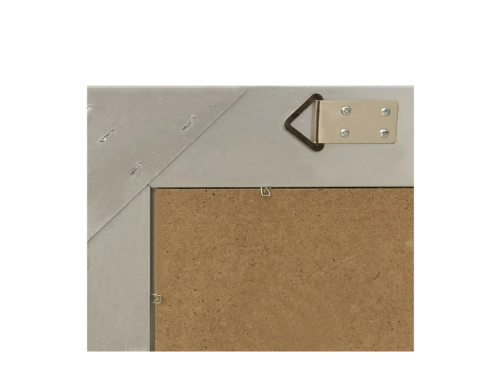 Specchio da parete in stile barocco 50x50 cm Argento