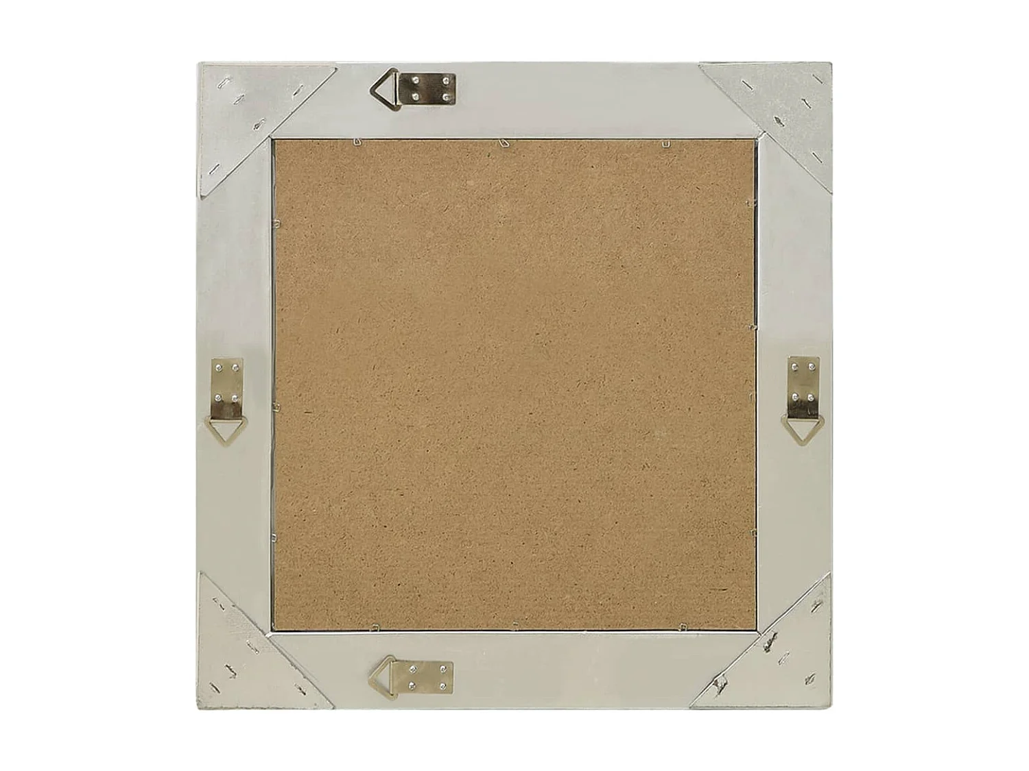 Specchio da parete in stile barocco 50x50 cm Argento