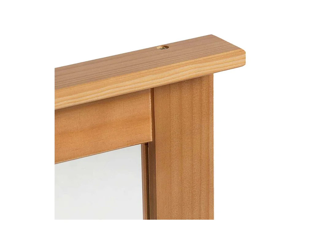 VIGO Honingbruine spiegel 55,5 x 5 x 70 cm Massief grenenhout