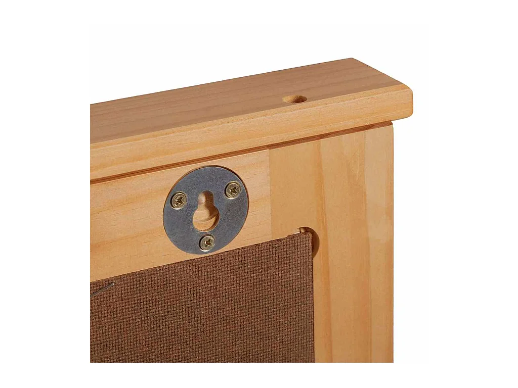 VIGO Honingbruine spiegel 55,5 x 5 x 70 cm Massief grenenhout