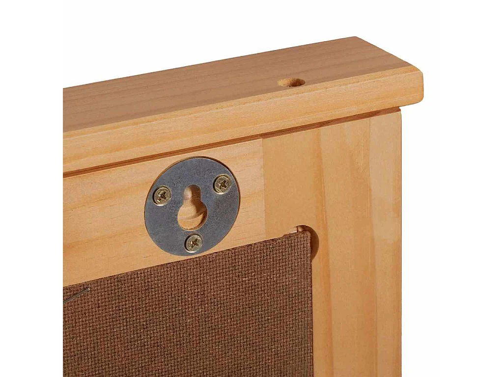 Miroir VIGO marron miel 55,5 x 5 x 70 cm Bois massif en pin