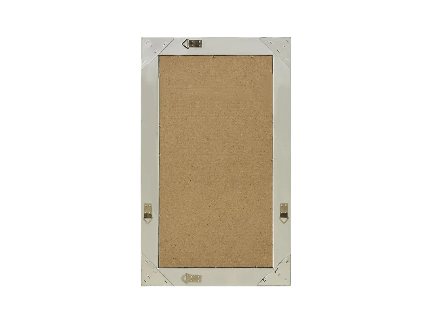 Specchio da parete in stile barocco 50x80 cm Argento