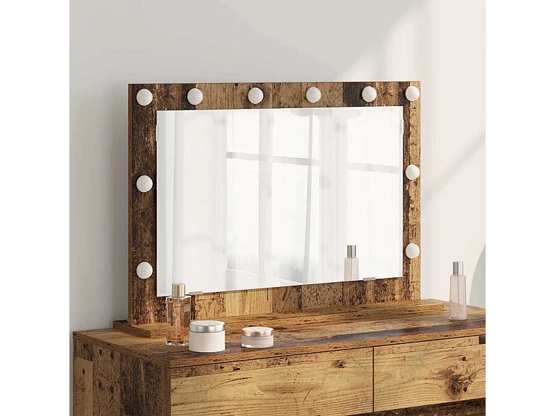 Miroir de vanité avec miroir Bois Ancien 80 x 55 x 18 cm