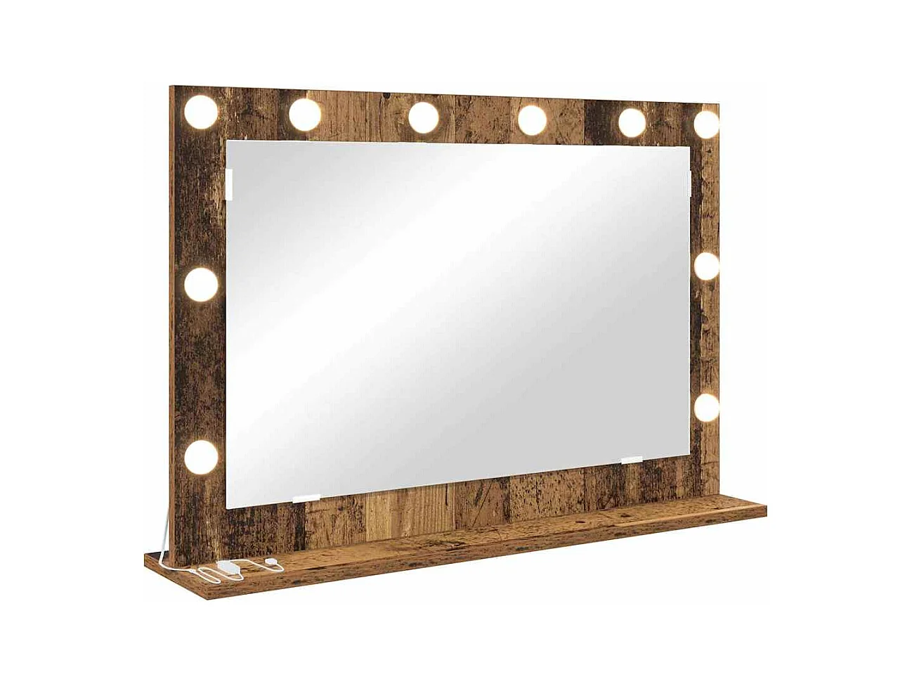Miroir de vanité avec miroir Bois Ancien 80 x 55 x 18 cm