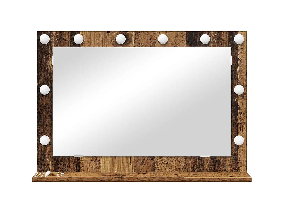 Miroir de vanité avec miroir Bois Ancien 80 x 55 x 18 cm