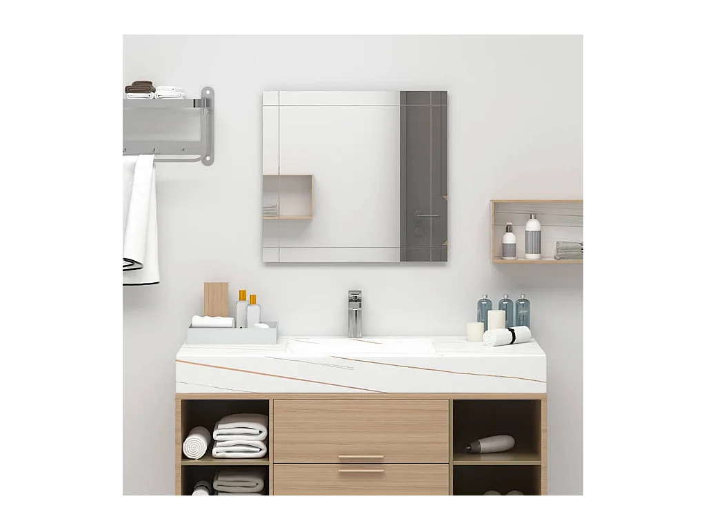 Specchio da parete 80x60 cm Vetro