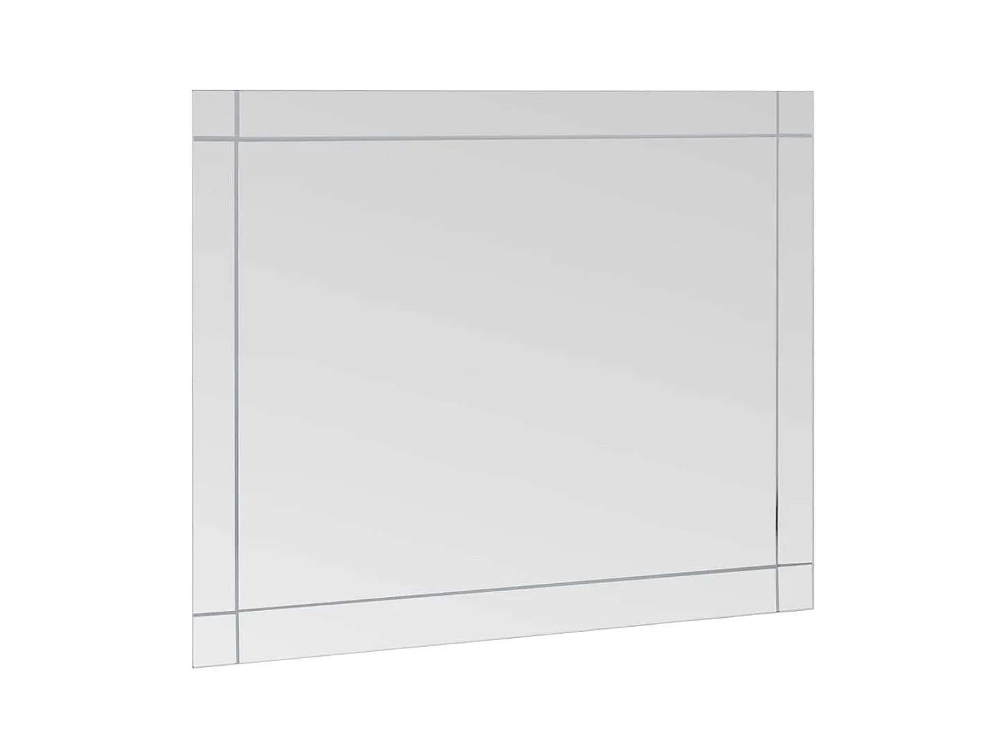 Specchio da parete 80x60 cm Vetro