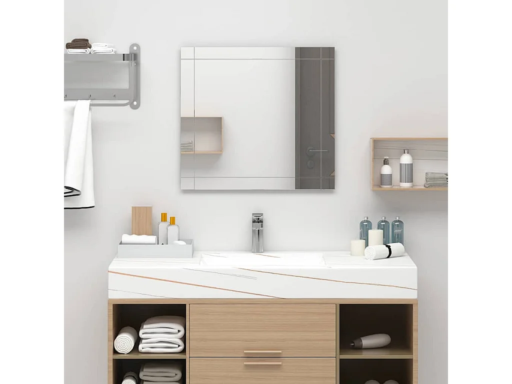 Wandspiegel 80x60 cm Glas