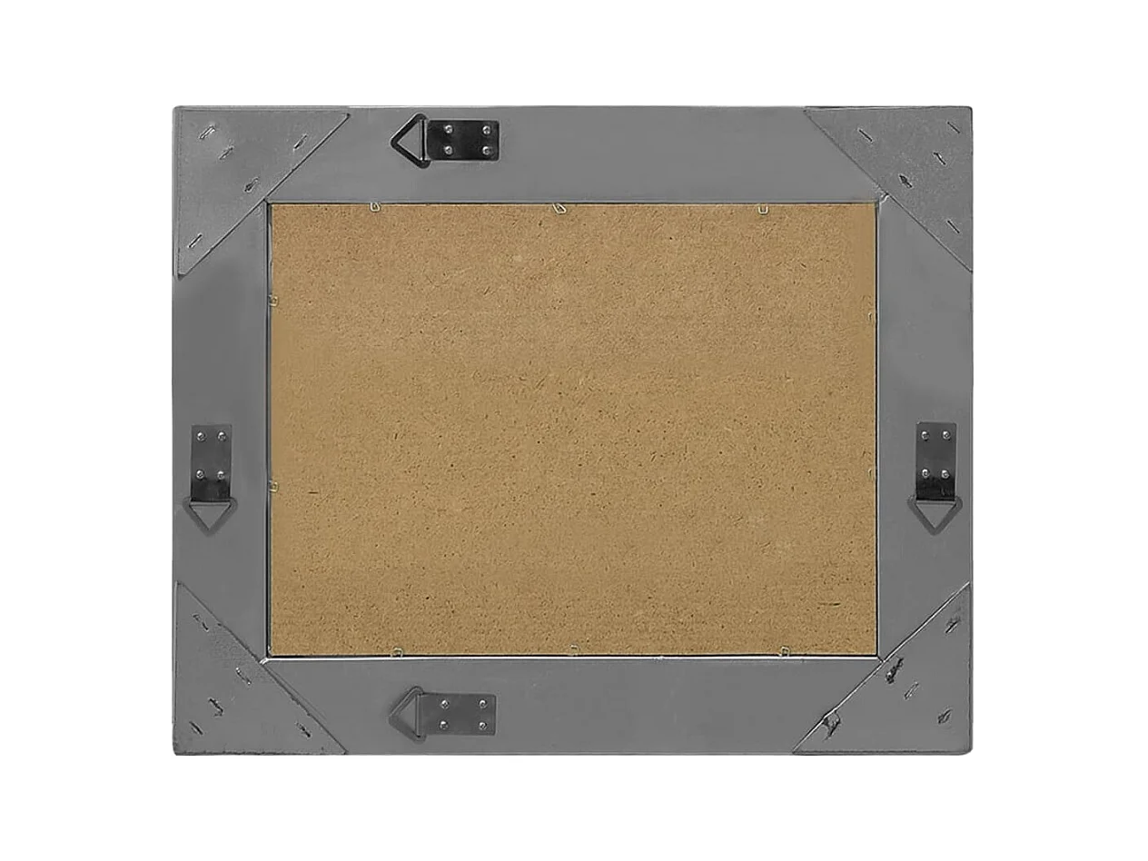 Specchio da parete in stile barocco 60x40 cm nero