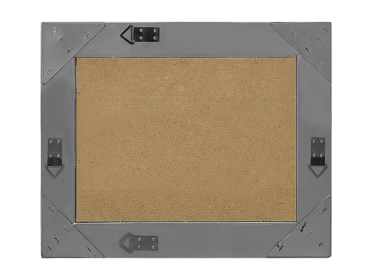 Specchio da parete in stile barocco 60x40 cm nero