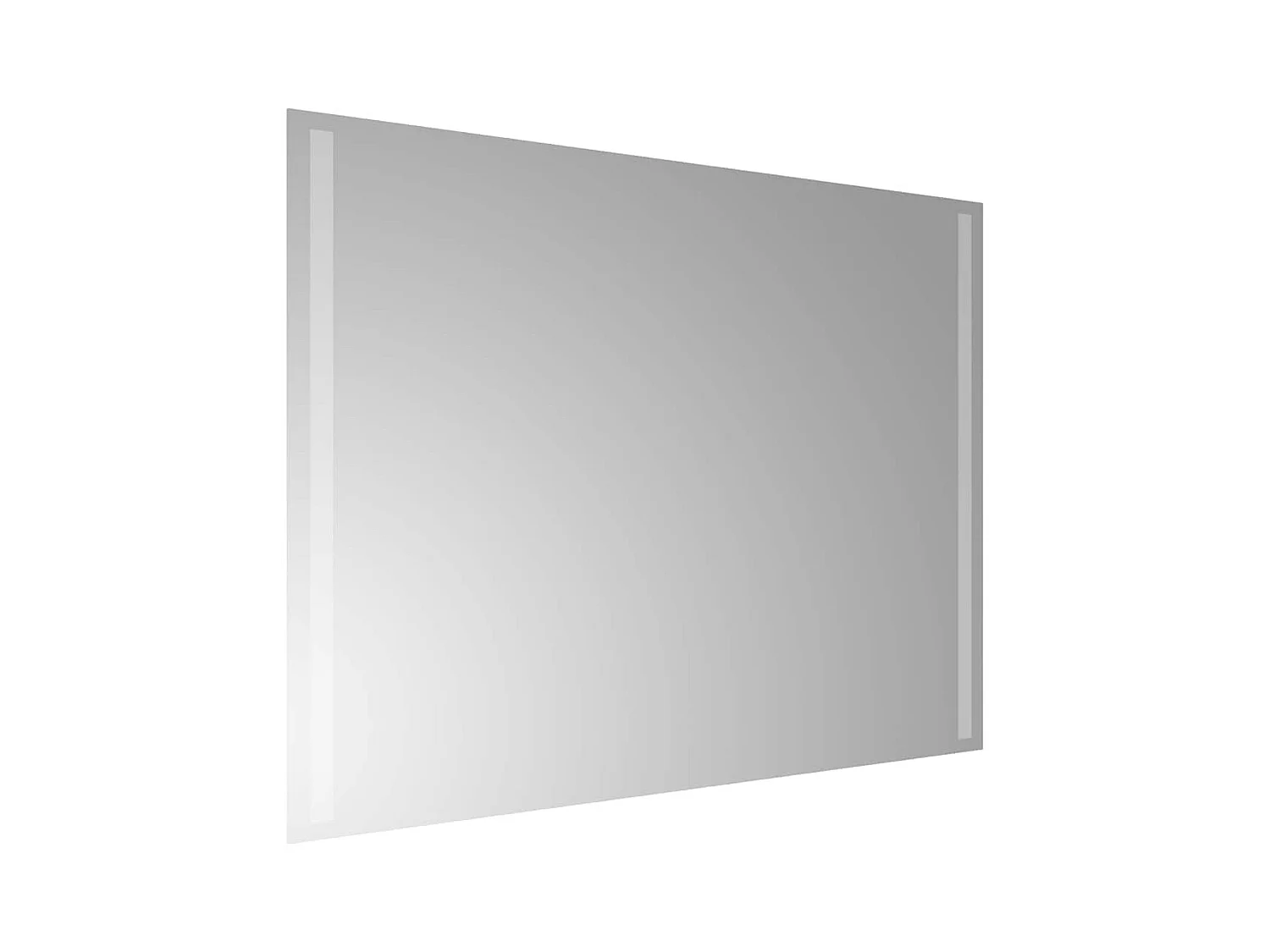 Miroir de salle de bain à LED 80x60 cm