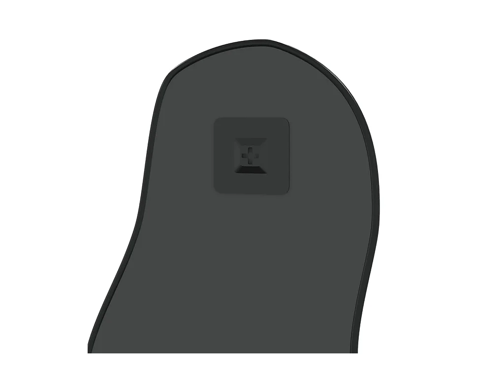 Specchio da parete nero 90x40 cm