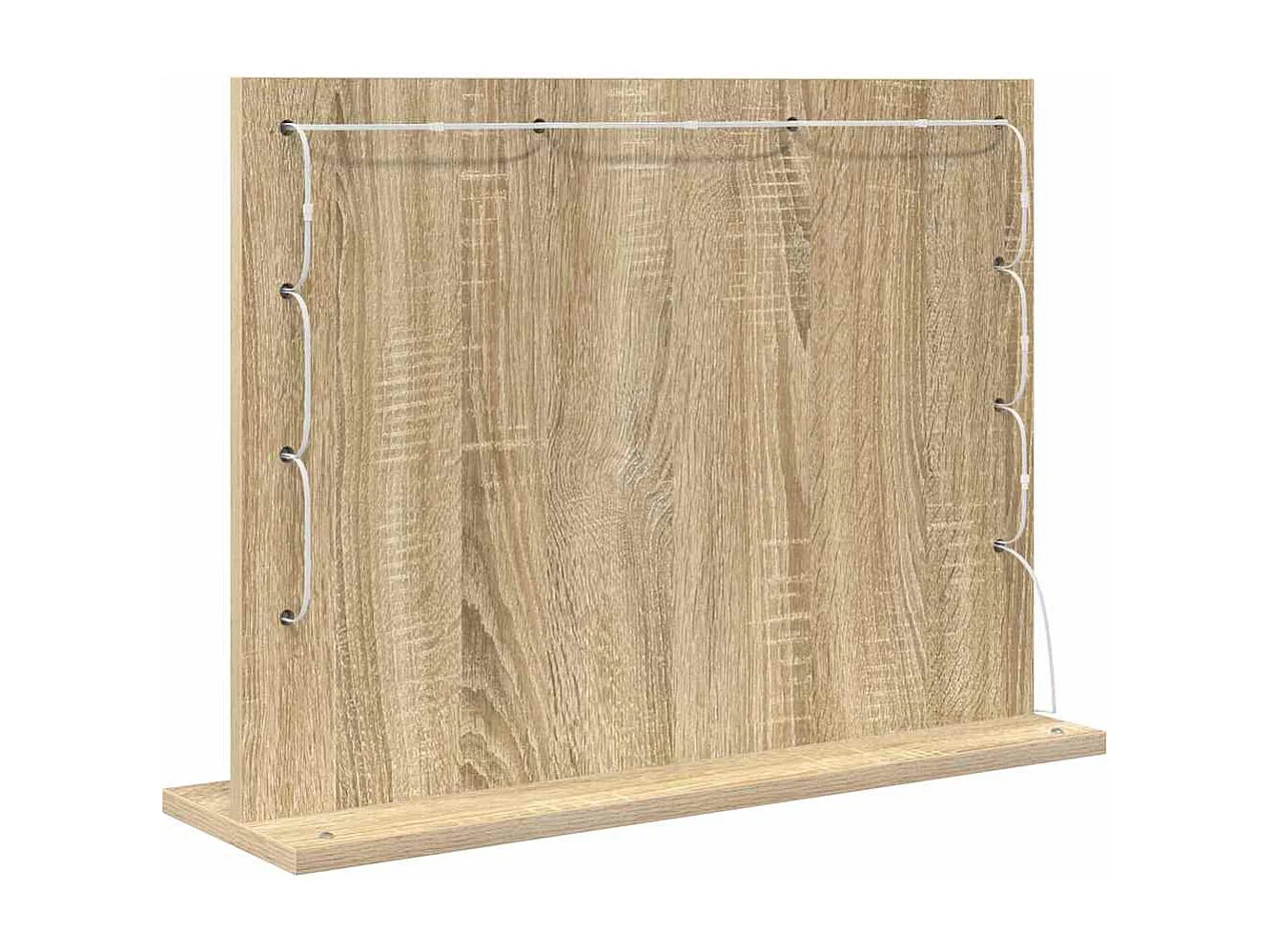 Miroir de vanité avec miroir Chêne Sonoma 60 x 45 x 18 cm