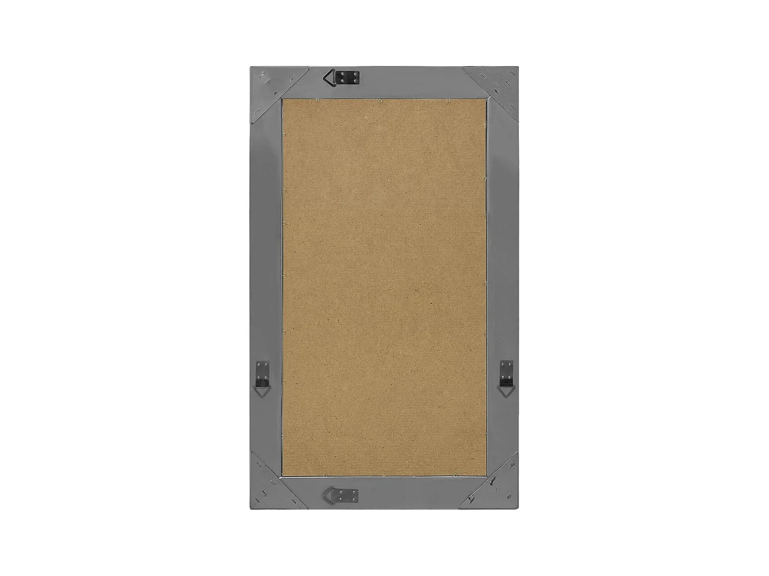 Wandspiegel in barokstijl 50x80 cm zwart