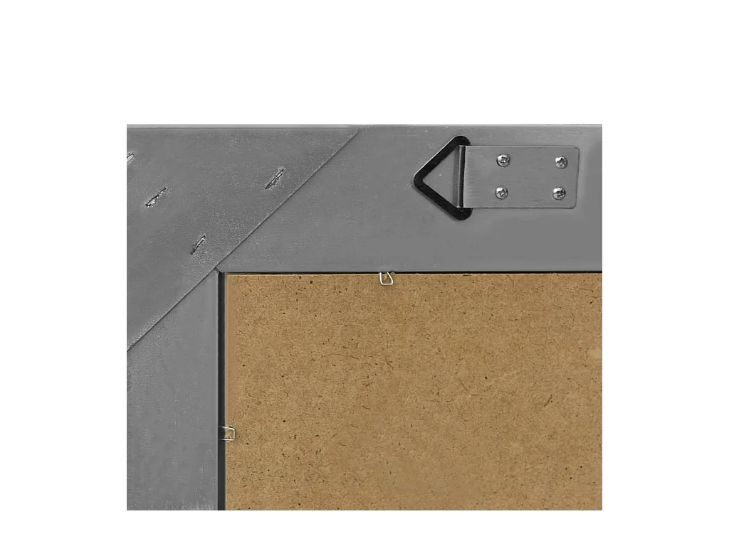 Wandspiegel in barokstijl 50x80 cm zwart