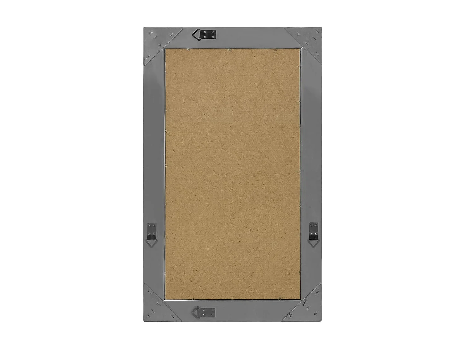 Specchio da parete in stile barocco 50x80 cm nero