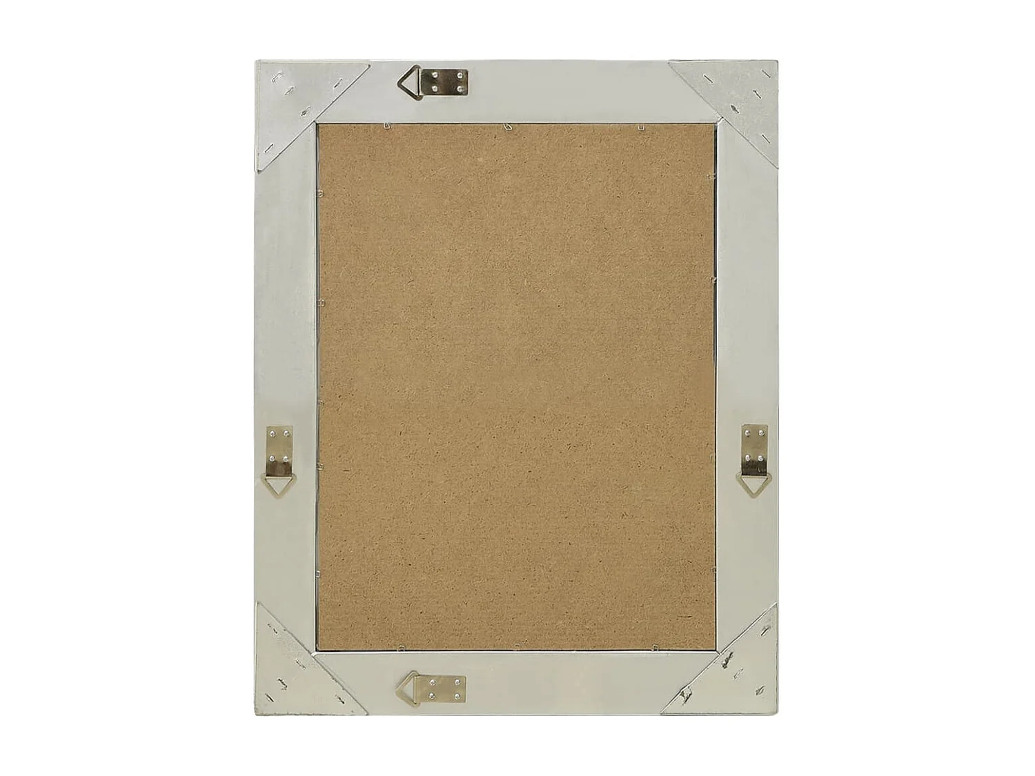 Specchio da parete in stile barocco 50x60 cm Argento