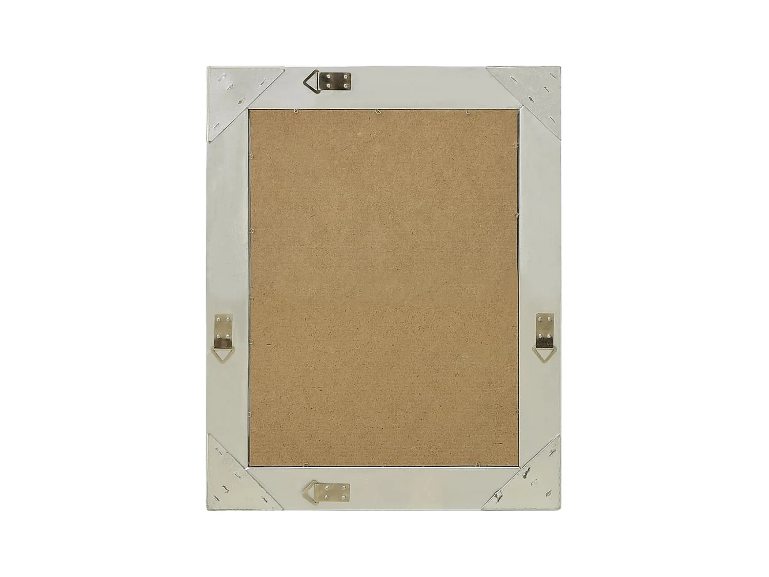 Wandspiegel in barokstijl 50x60 cm Zilver