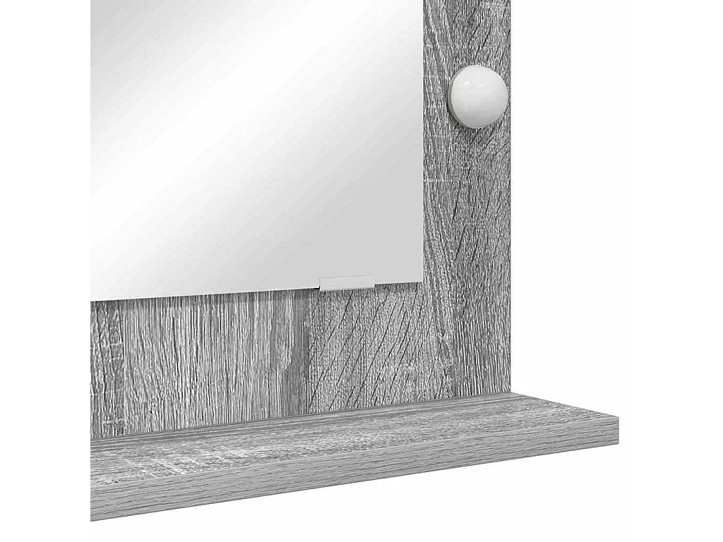 Specchio da toeletta con specchio Sonoma Grey 70 x 50 x 18 cm