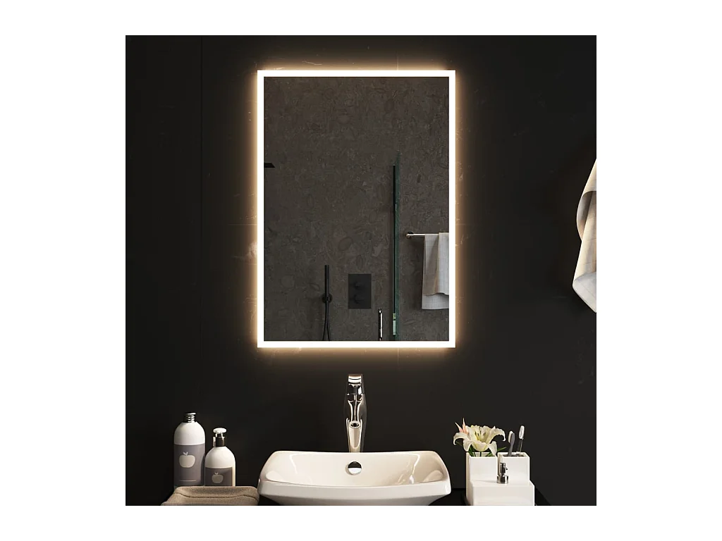 Espejo de baño LED 50x70 cm