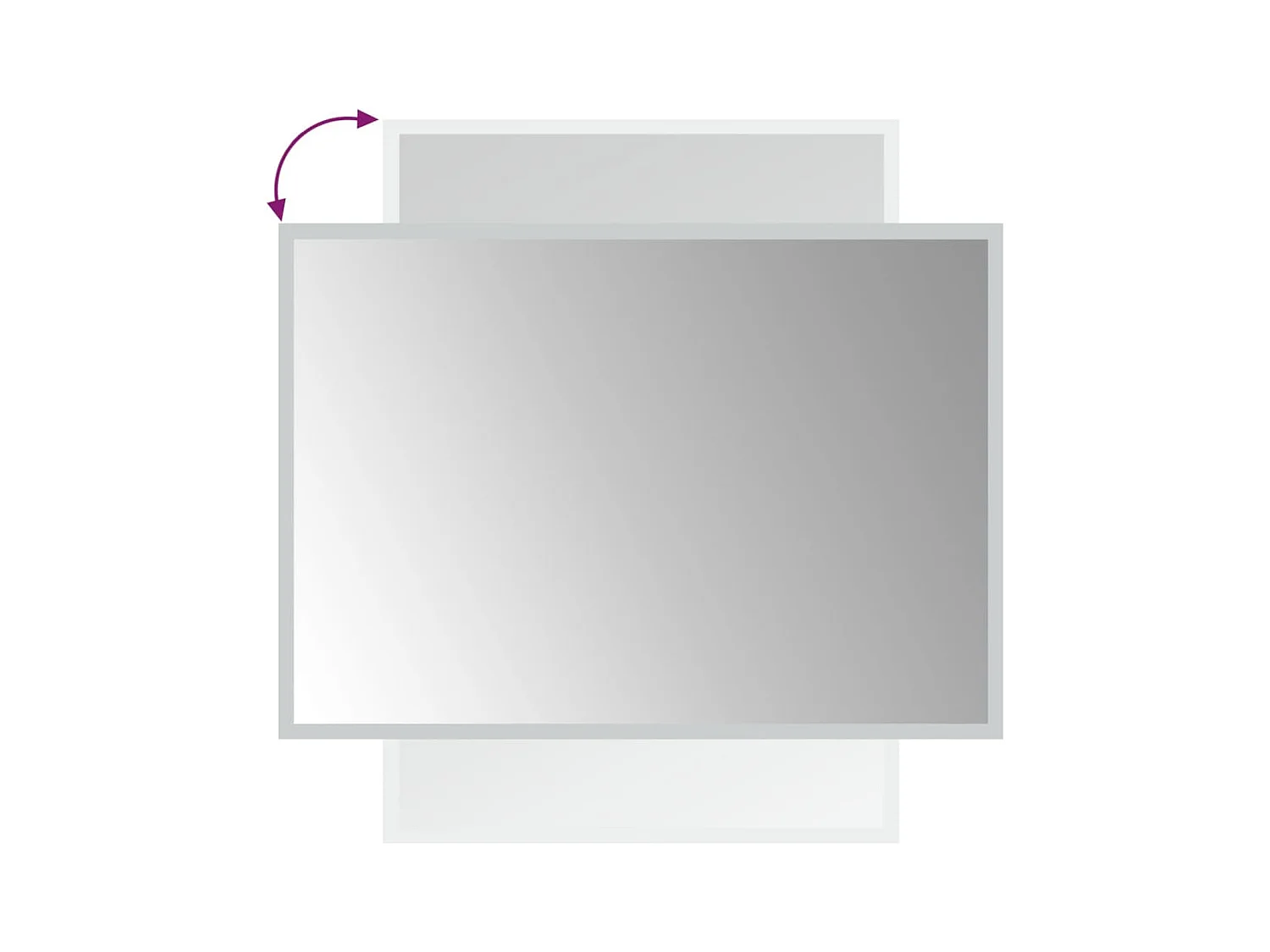 Espejo de baño LED 50x70 cm