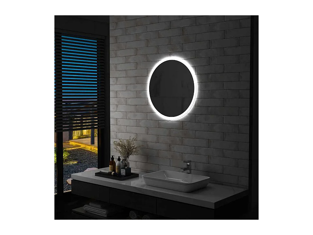 Espejo de baño LED de 60 cm